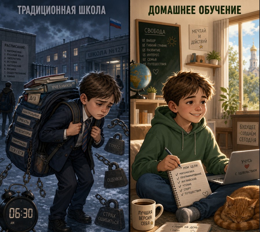 СЕМЕЙНОЕ и ДОМАШНЕЕ обучение 2026: как дать образование ребенку ВНЕ ШКОЛЫ?