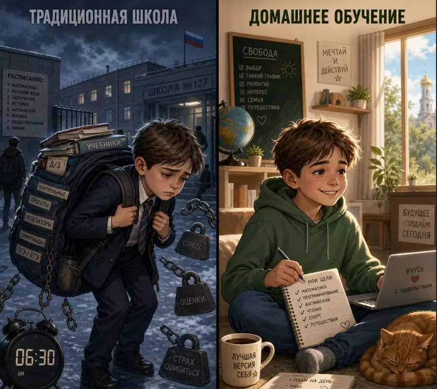 Индивидуальное обучение детей ВНЕ ШКОЛЫ: семейное, домашнее и образование